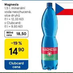 Tesco Magnesia nabídka