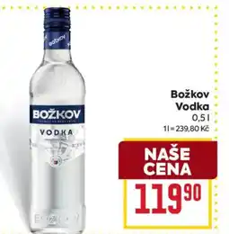 Billa Božkov Vodka nabídka