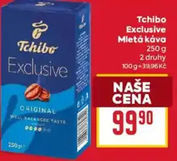 Billa Tchibo Exclusive Mletá káva nabídka
