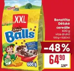 Billa BonaVita Dětské cereálie nabídka