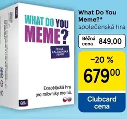Tesco What Do You Meme?* nabídka