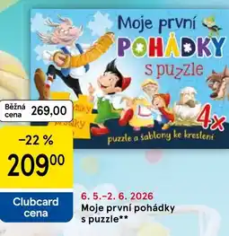 Tesco Moje první pohádky s puzzle nabídka