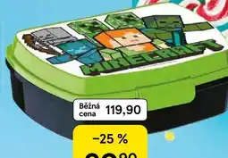 Tesco Stor Box na svačinu Minecraft nabídka