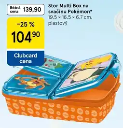 Tesco Stor Multi Box na svačinu Pokémon nabídka