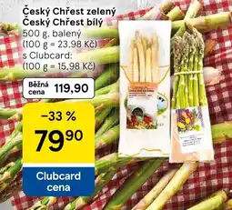 Tesco Český Chřest zelený Český Chřest bílý nabídka