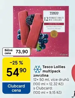 Tesco Tesco Lollies multipack zmrzlina nabídka