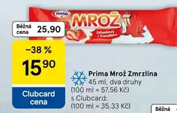 Tesco Prima Mrož Zmrzlina nabídka