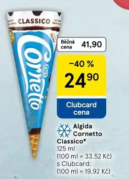 Tesco Algida Cornetto Classico nabídka