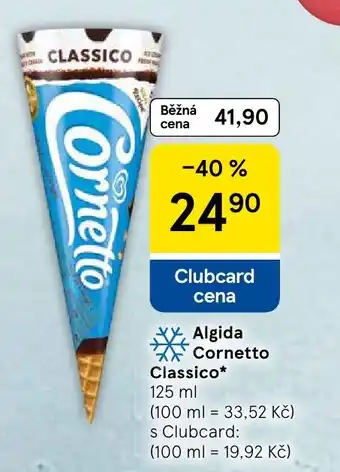 Tesco Algida Cornetto Classico nabídka