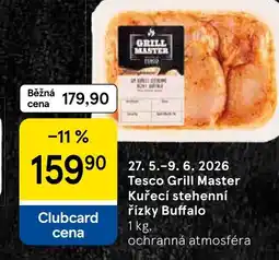 Tesco Tesco Grill Master Kuřecí stehenní řízky Buffalo nabídka