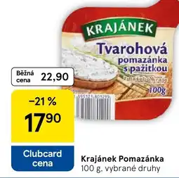 Tesco Krajánek Pomazánka nabídka