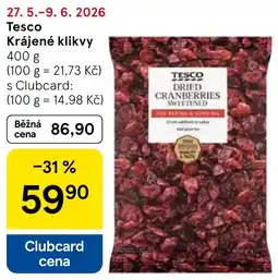 Tesco Tesco Krájené klikvy nabídka
