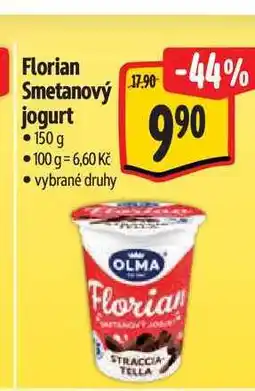 Albert Florian Smetanový jogurt nabídka