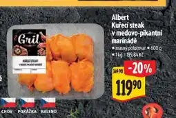 Albert Albert Kuřecí steak v medovo-pikantní marinádě nabídka