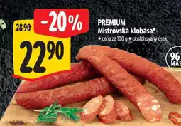 Albert PREMIUM Mistrovská klobása nabídka