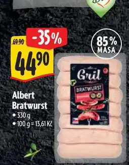 Albert Albert Bratwurst nabídka