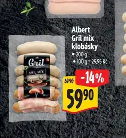 Albert Albert Gril mix klobásky 200 nabídka
