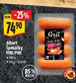 Albert Albert Spekáčky PIRI-PIRI nabídka