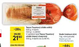 Tesco Tesco Toustový chléb světlý, 500 g. krájený nabídka