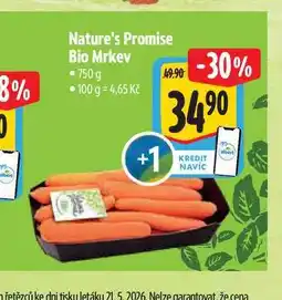 Albert Nature's Promise Bio Mrkev nabídka