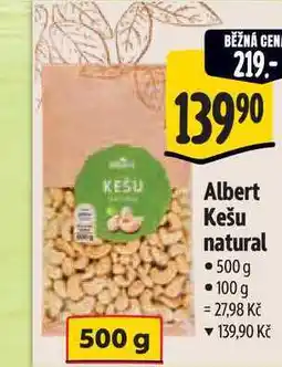 Albert Albert Kešu natural nabídka