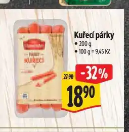 Albert Kuřecí párky nabídka