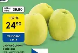 Tesco jablka Golden delicious 1 kg, volný prodej nabídka