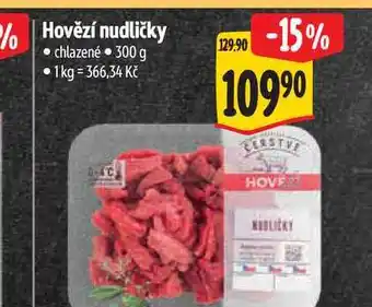Albert Hovězí nudličky nabídka