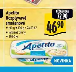 Albert Apetito Rozplývavé smetanové nabídka