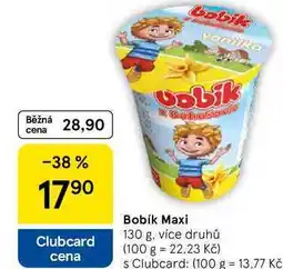 Tesco Bobík Maxi, 130 g, více druhů nabídka
