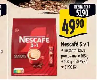 Albert Nescafé 3 v 1 instantní káva porcovaná nabídka