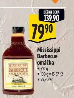 Albert Mississippi Barbecue omáčka nabídka