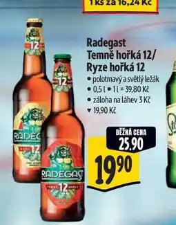 Albert Radegast Temně hořká 12/ Ryze hořká 12 nabídka