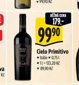 Albert Cielo Primitivo nabídka