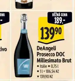 Albert DeAngeli Prosecco DOC Millesimato Brut nabídka