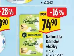 Albert Naturella Dámské vložky 20 ks nabídka