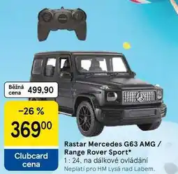 Tesco Rastar Mercedes G63 AMG / Range Rover Sport, 1: 24, na dálkové ovládání nabídka