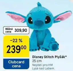 Tesco Disney Stitch Plyšák, 25 cm nabídka