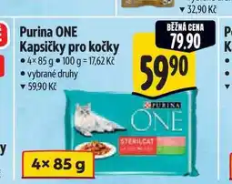 Albert Purina ONE Kapsičky pro kočky nabídka