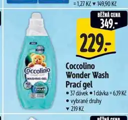 Albert Coccolino Wonder Wash Prací gel 37 dávek nabídka