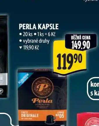 Albert PERLA KAPSLE 20 ks nabídka