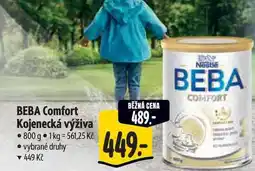Albert BEBA Comfort Kojenecká výživa nabídka