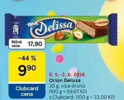 Tesco Orion Delissa, 30 g, více druhů nabídka