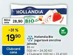 Tesco Hollandia Bio Jahoda jogurtová zmrzlina jahoda nabídka