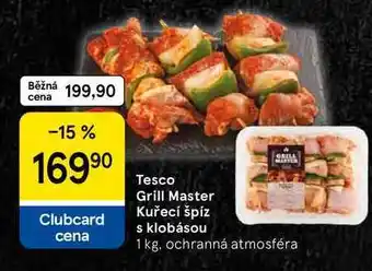 Tesco Tesco Grill Master Kuřecí špíz s klobásou nabídka