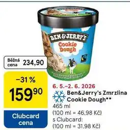 Tesco Ben & Jerry's Zmrzlina nabídka