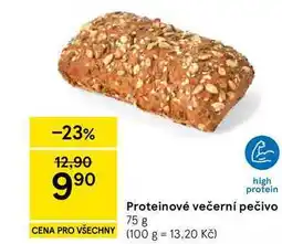 Tesco Proteinové večerní pečivo0 nabídka