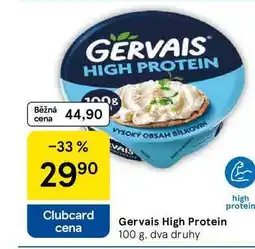 Tesco Gervais High Protein, 100 g, dva druhy nabídka