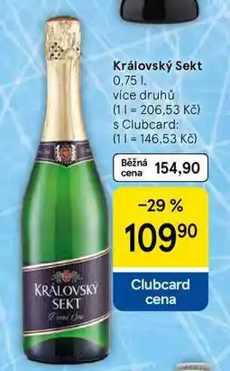 Tesco Královský Sekt nabídka