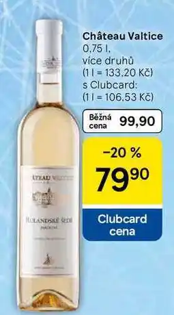 Tesco Château Valtice, 0,75 l, více druhů nabídka